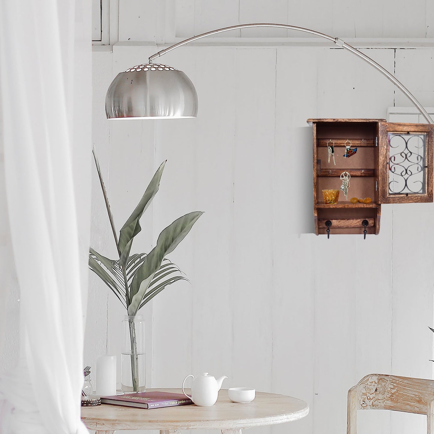 Wooden Wall Mounted Wall Hanging Decorative Handmade Key Holder for