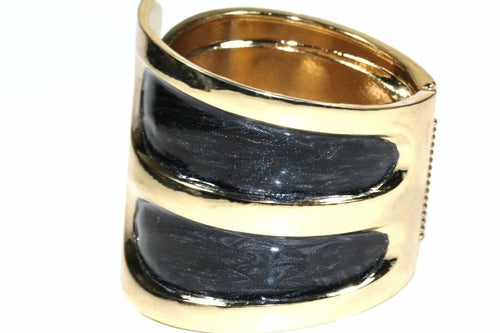 Twinkling Enamel Hinged Bangle