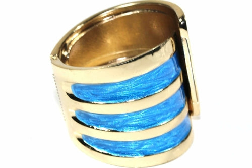 Twinkling Enamel Hinged Bangle