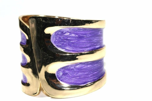Twinkling Enamel Hinged Bangle