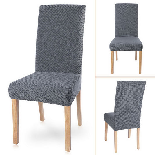 1/2/4/6Pc Solid Color Spandex Stretch Chair Cover