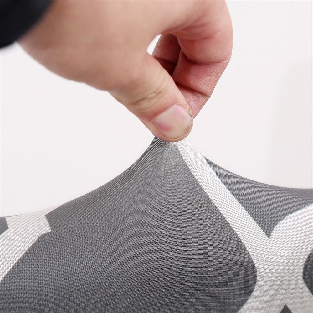 1/2/4pcs Geometric Printed Chair Cover Washable