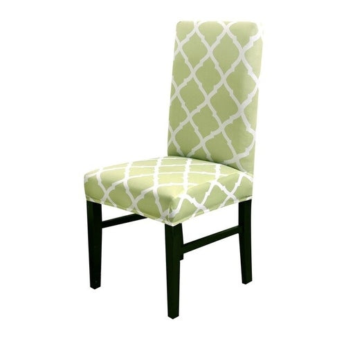 1/2/4pcs Geometric Printed Chair Cover Washable