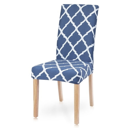 1/2/4pcs Geometric Printed Chair Cover Washable