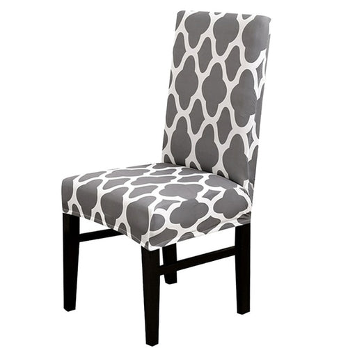 1/2/4pcs Geometric Printed Chair Cover Washable