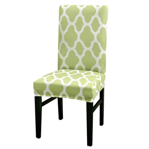 1/2/4pcs Geometric Printed Chair Cover Washable