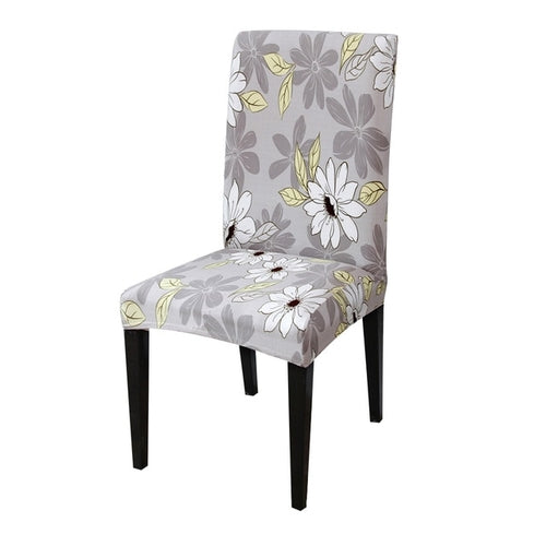 1/2pcs Kitchen Chair Cover Dining Seat Cover Black