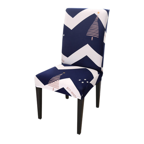 1/2pcs Kitchen Chair Cover Dining Seat Cover Black