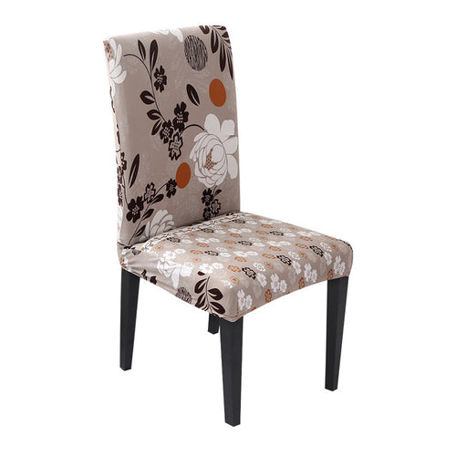 1/2pcs Kitchen Chair Cover Dining Seat Cover Black