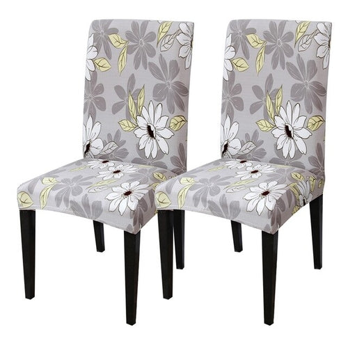 1/2pcs Kitchen Chair Cover Dining Seat Cover Black