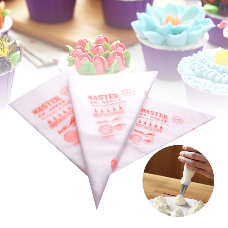 100/200/300PCs Disposable Pastry Bags Icing Piping