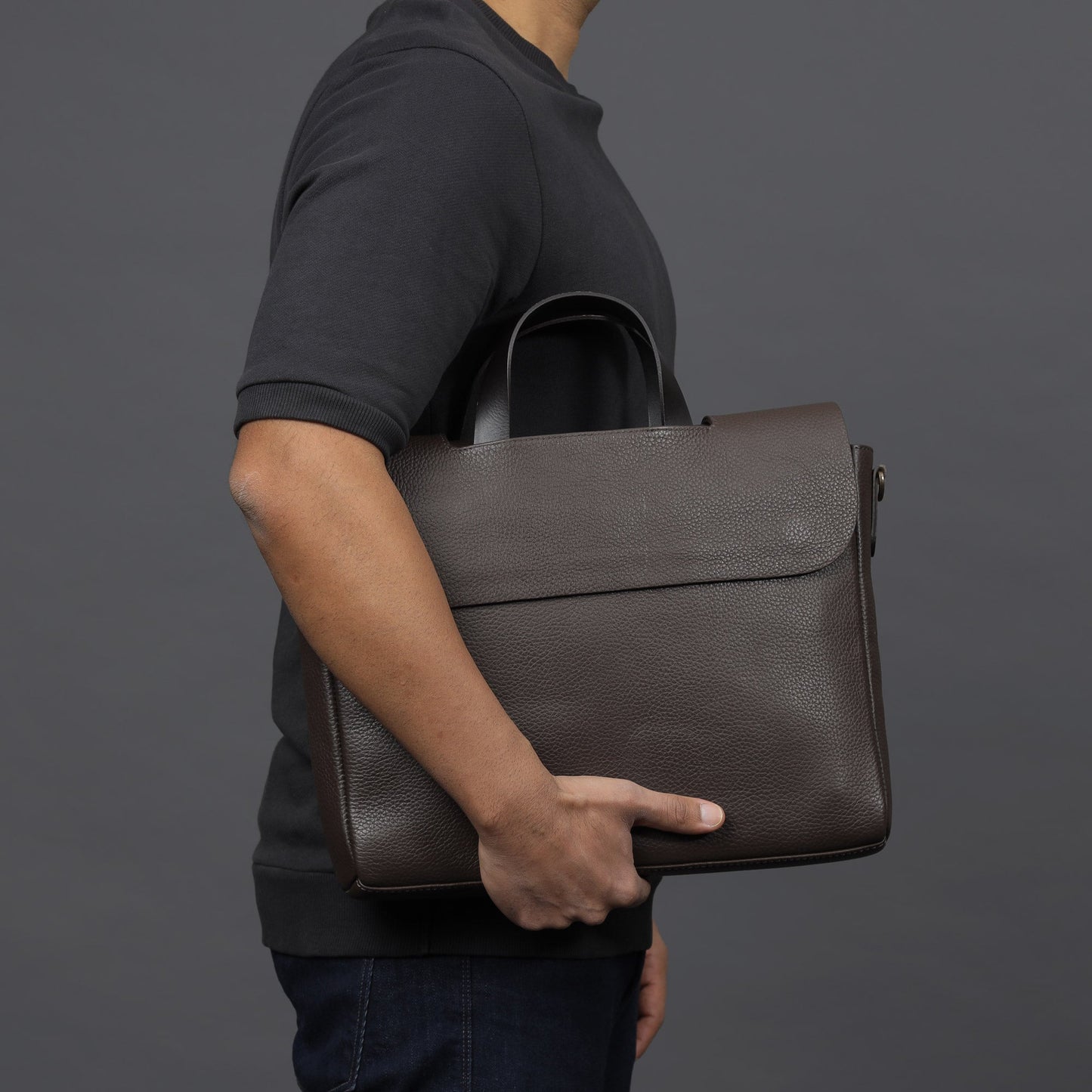Muse Leather Briefcase