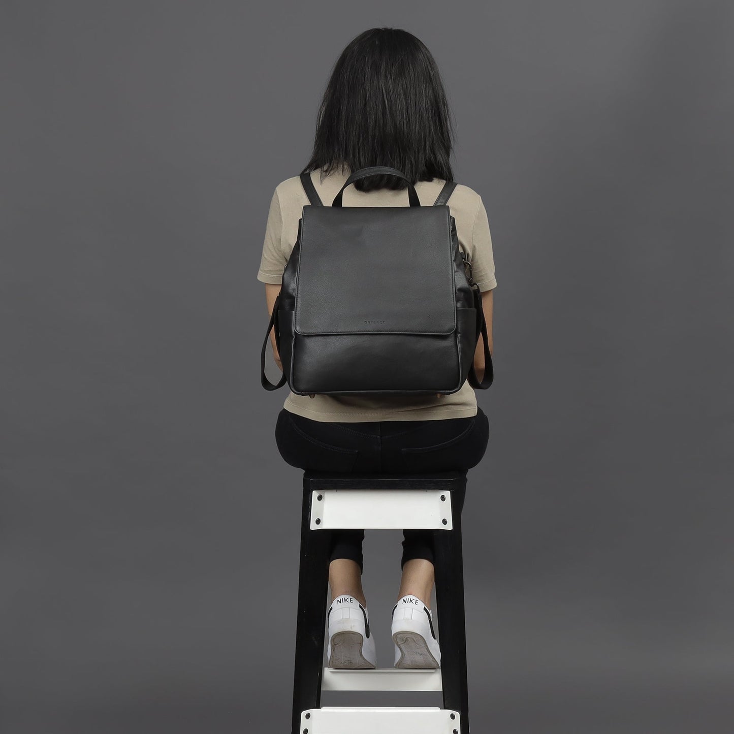 Donna Leather Diaper Bag