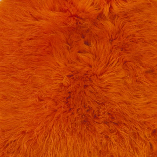 Schapenvacht | Oranje | 100 x 65 cm