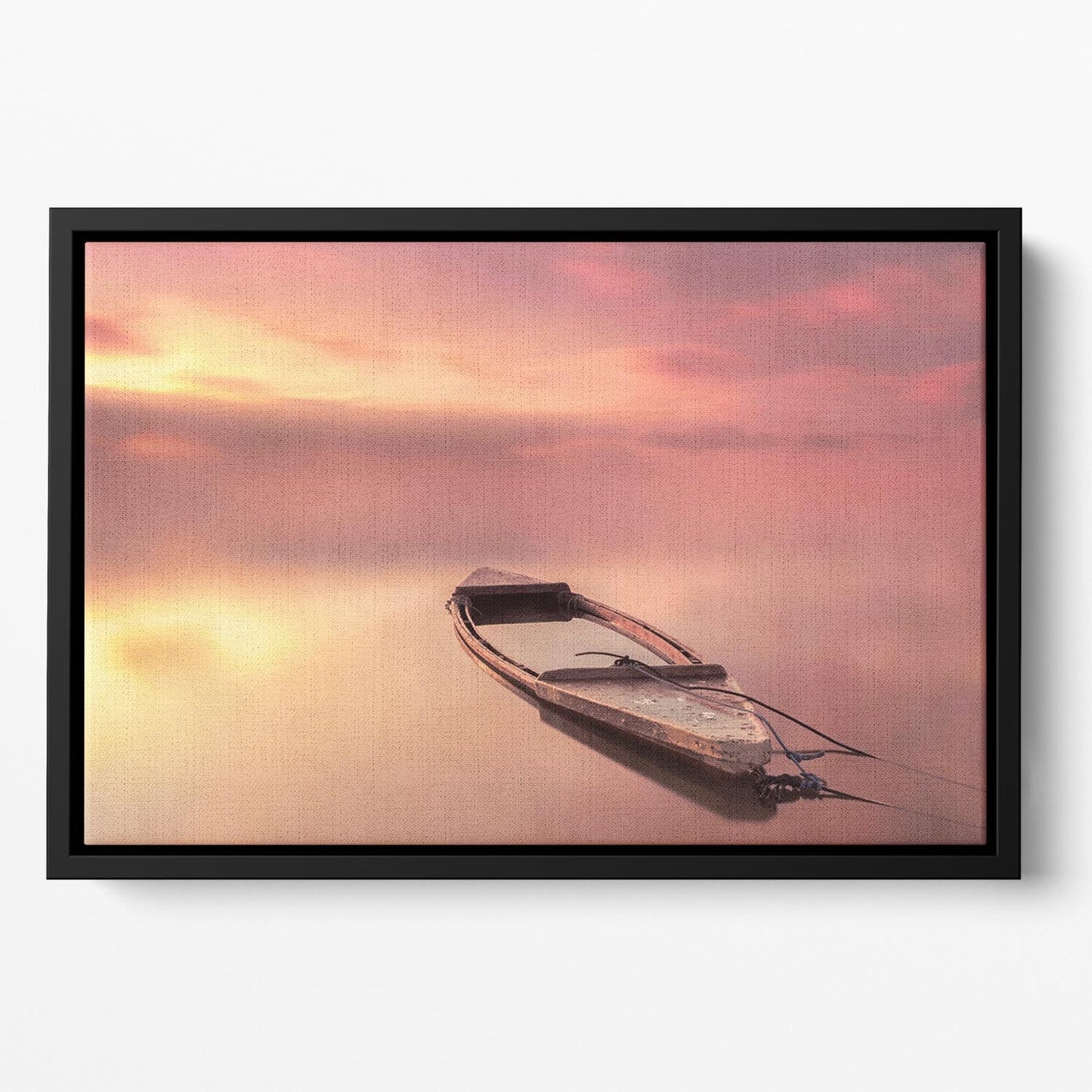 The Boat Floating Framed Canvas