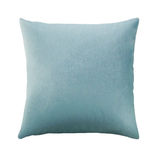 15 Colors Velvet Pillow Case Sofa Waist Throw