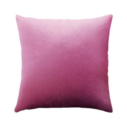 15 Colors Velvet Pillow Case Sofa Waist Throw