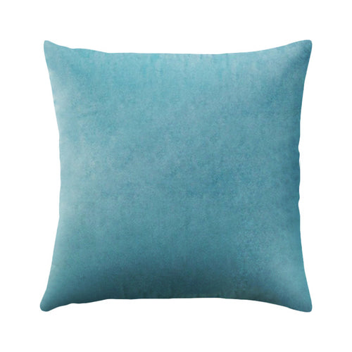 15 Colors Velvet Pillow Case Sofa Waist Throw