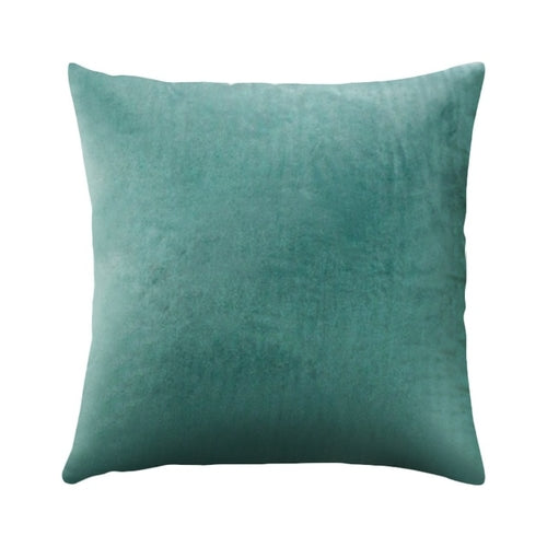 15 Colors Velvet Pillow Case Sofa Waist Throw