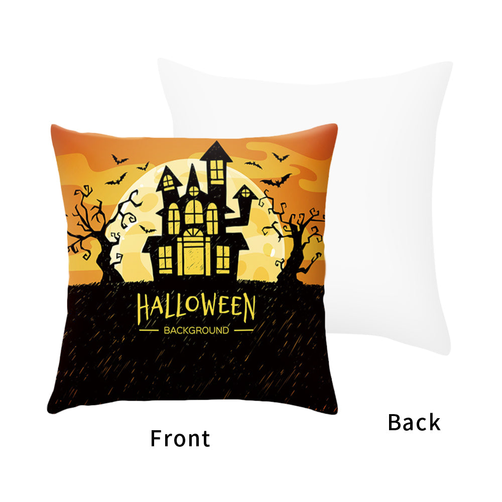 16 Styles Halloween Cushion Cover Black Cat Castle