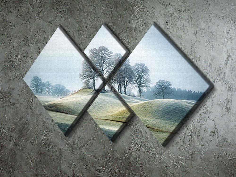 It Is Not In Tuscany 4 Square Multi Panel Canvas