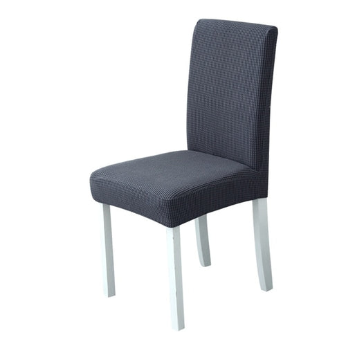 1Pc Solid Color Chair Cover Spandex Stretch
