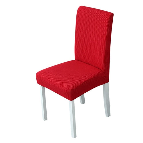 1Pc Solid Color Chair Cover Spandex Stretch