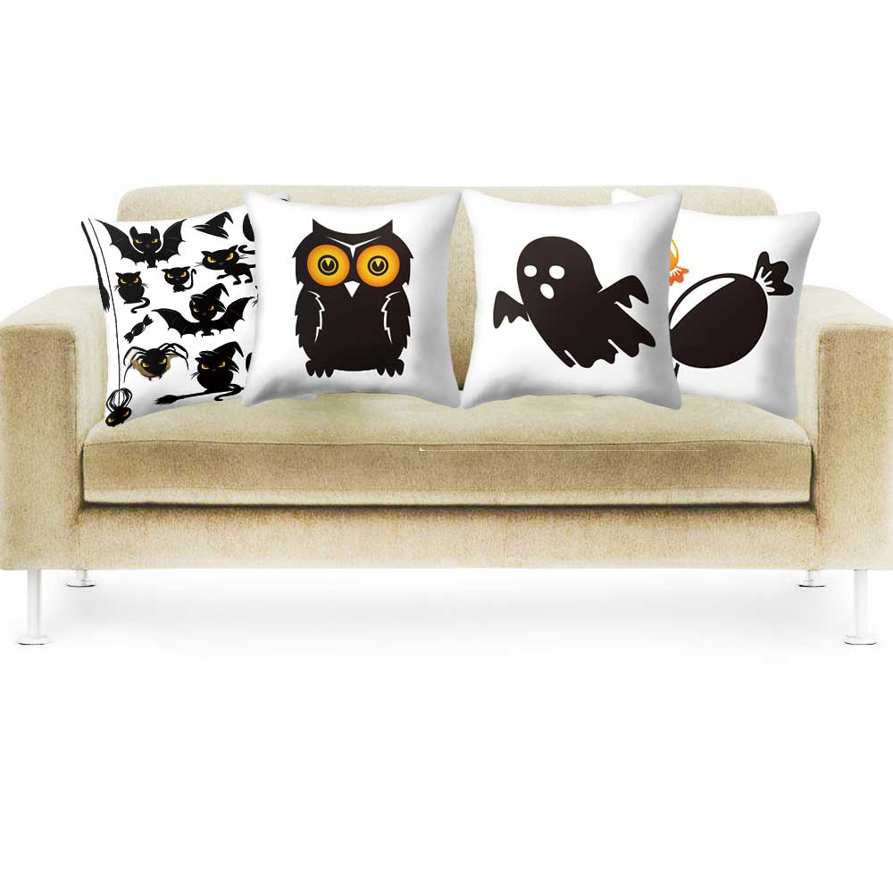 Print Cushion Cover Super Soft Velvet Throw