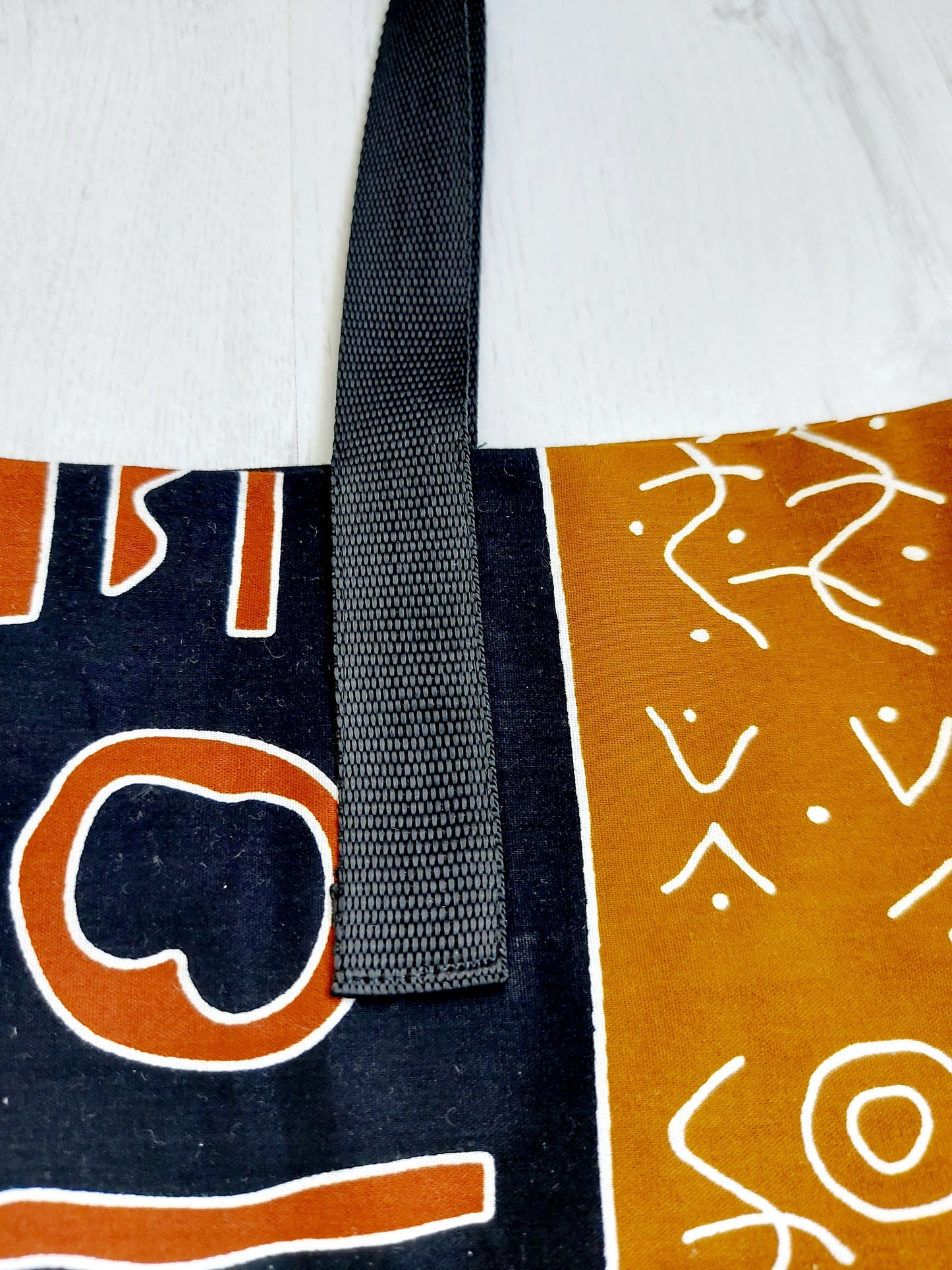 Handmade Tote Bag African Print  | Beach Bag | Shopping Bag |