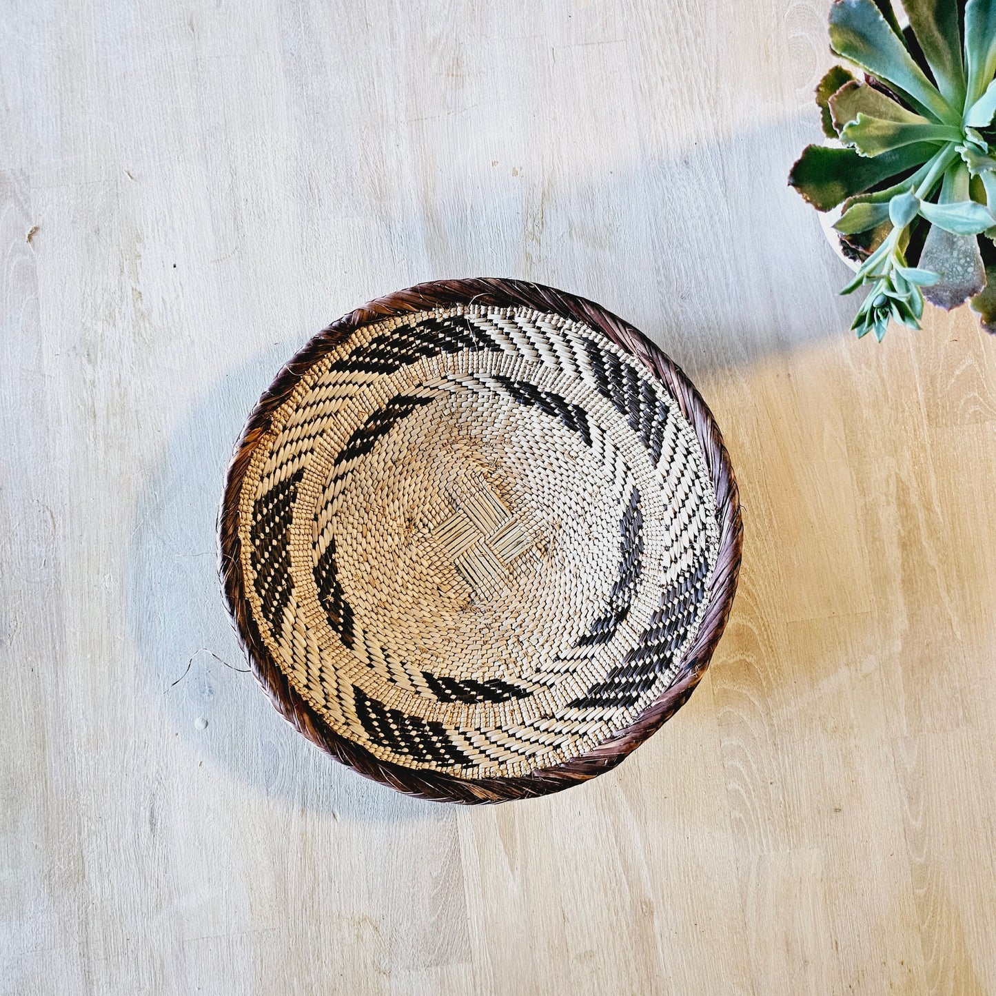 Set of 4 Handmade African Baskets Zimbabwe | Boho Wall Decor | 4C