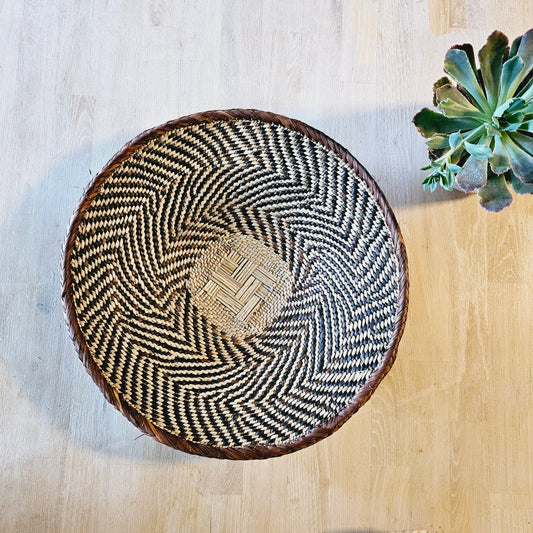Set of 4 Handmade African Baskets Zimbabwe | Boho Wall Decor | 4B