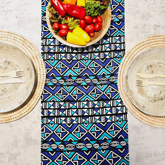 Handmade Table Runner 160x35cm | 180x35 | 200x35cm | African Print