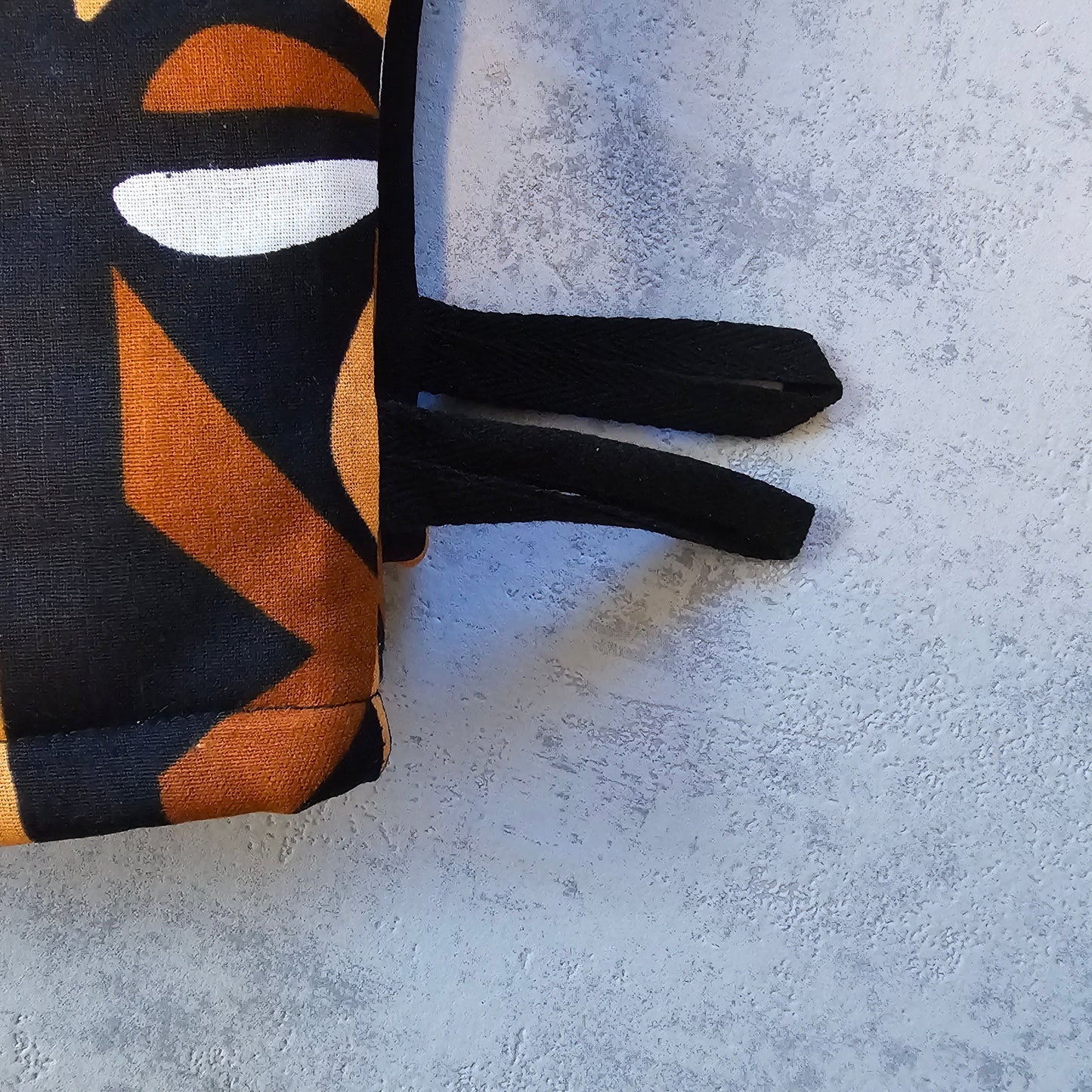 Set of 2 Oven Gloves Handmade "Mudcloth" Bogolan Print Inspired