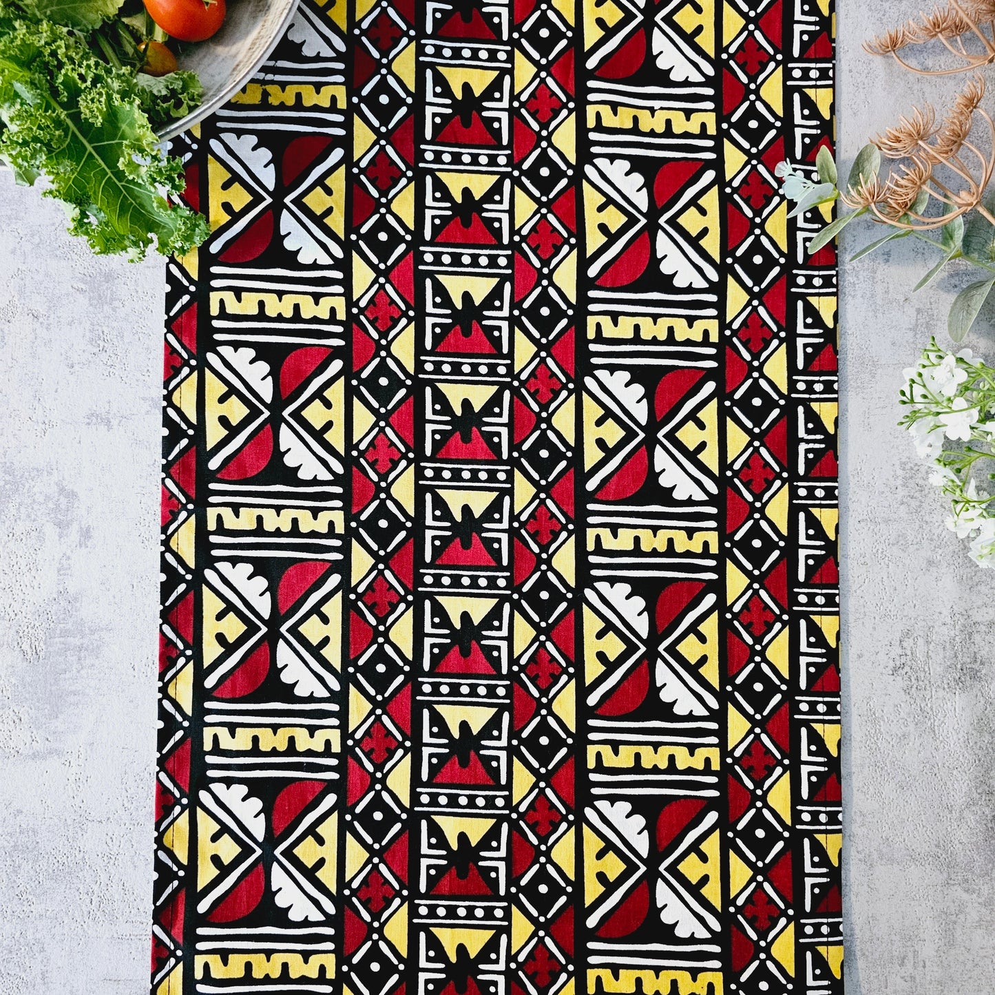 Handmade Table Runner 160x35cm | 180x35 | 200x35cm | African Print