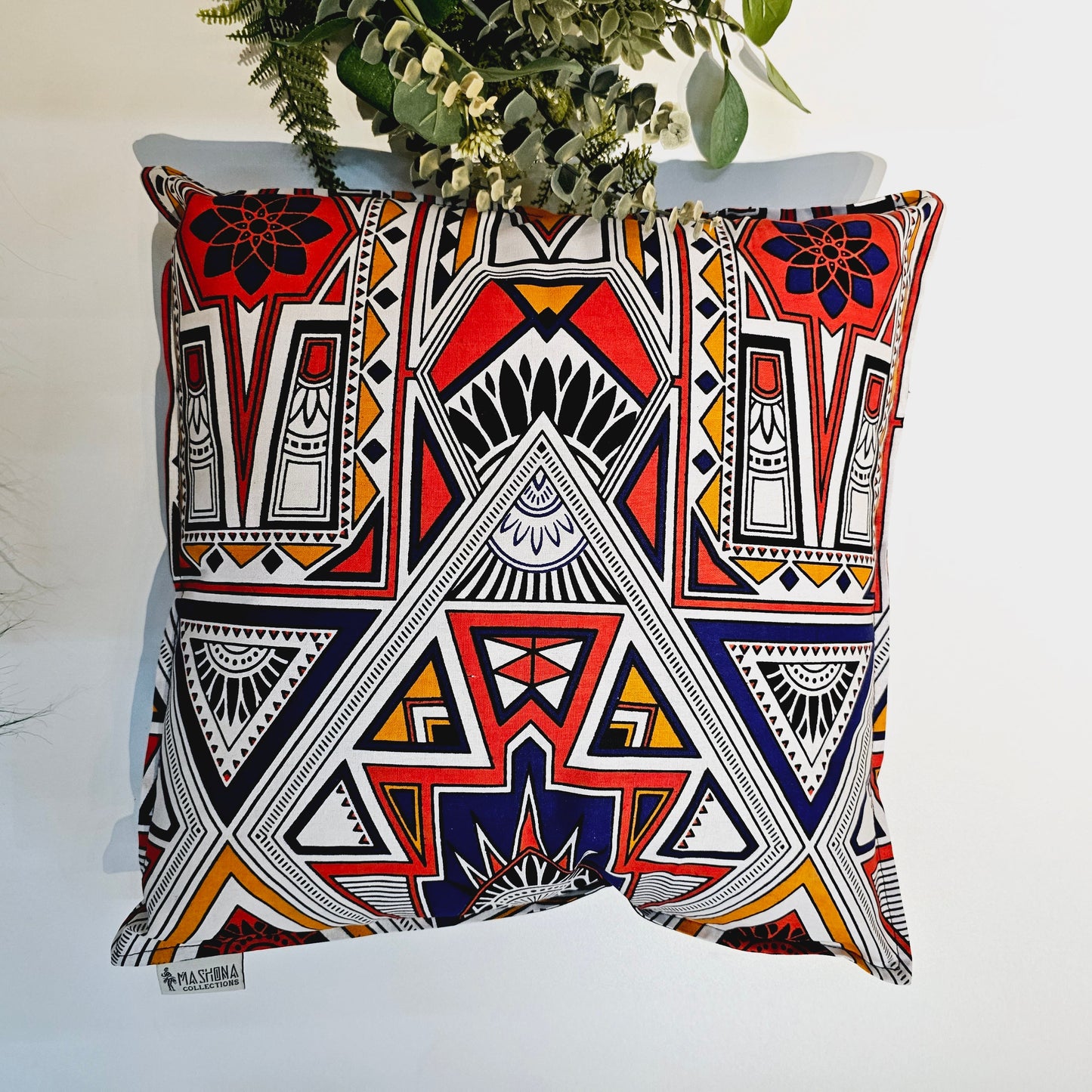 Set of 2 / 4 African Print | 40x40cm | Mudcloth Boho Cushion Cover