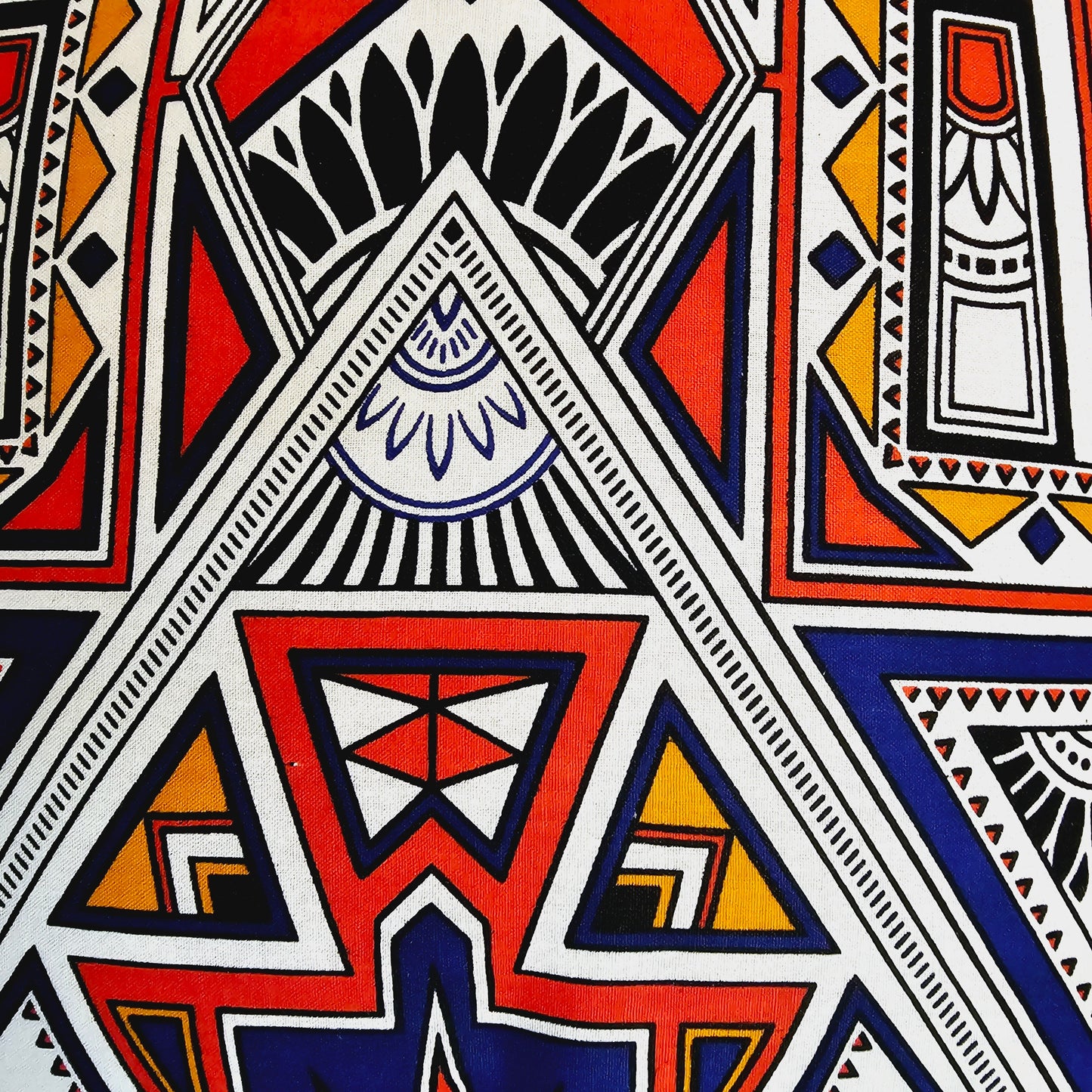 Set of 2 / 4 African Print | 40x40cm | Mudcloth Boho Cushion Cover