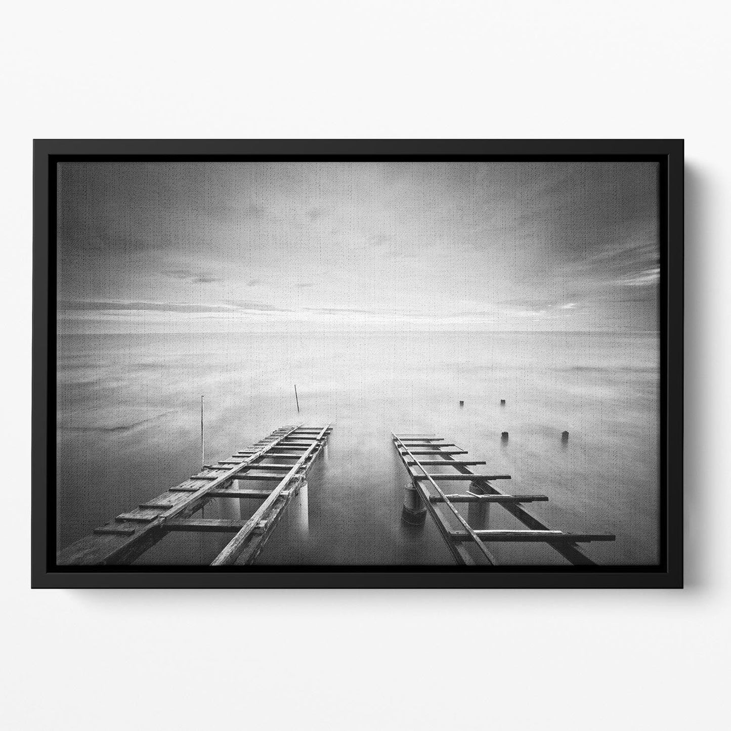 To The Infinity Floating Framed Canvas