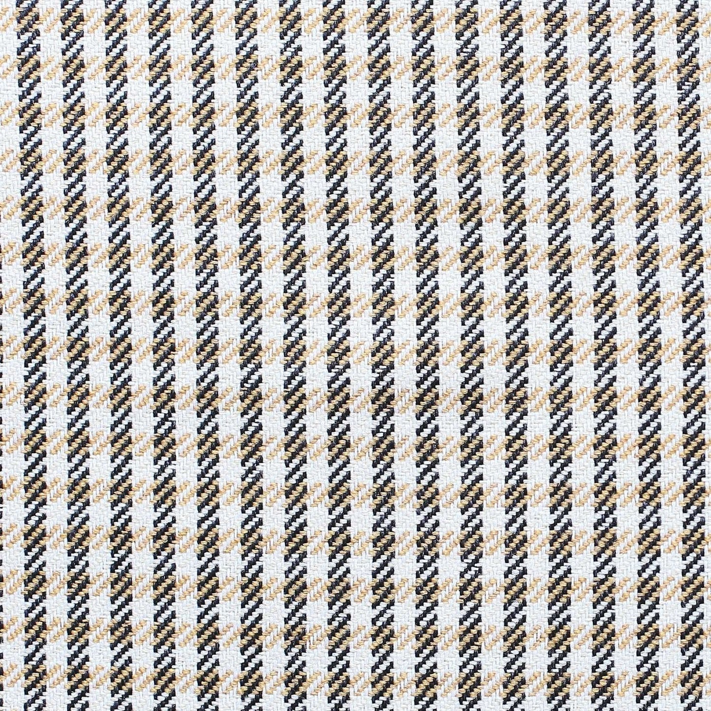 Black and Tan Houndstooth Throw Pillow