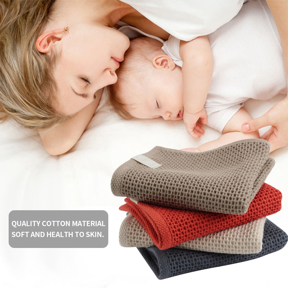 4 Colors Waffle Towels Sport Towel Face Towel 100%