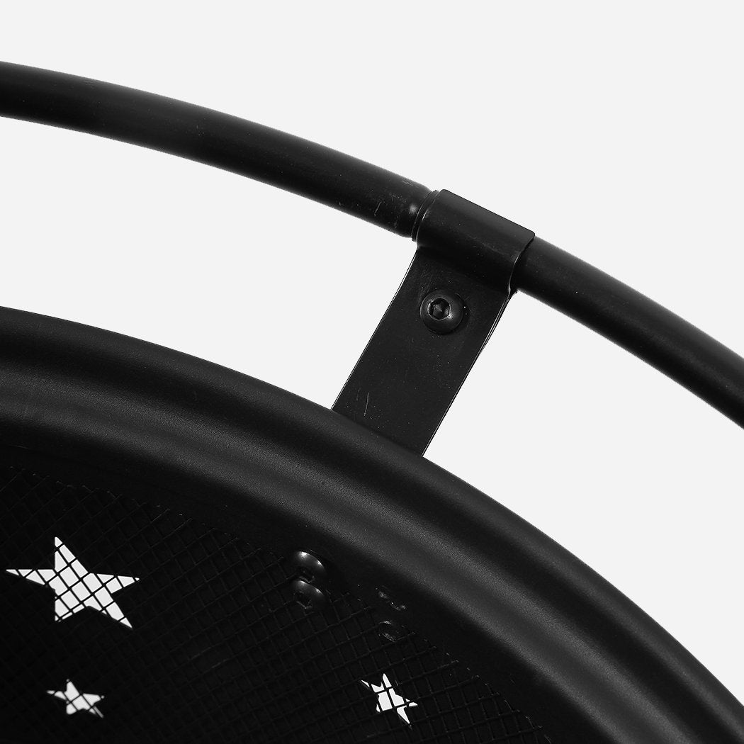 Outdoor Fire Pit BBQ Portable Wood Camping Fireplace Heater Patio