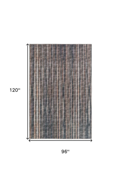 8' X 10' Brown Ombre Tufted Handmade Area Rug