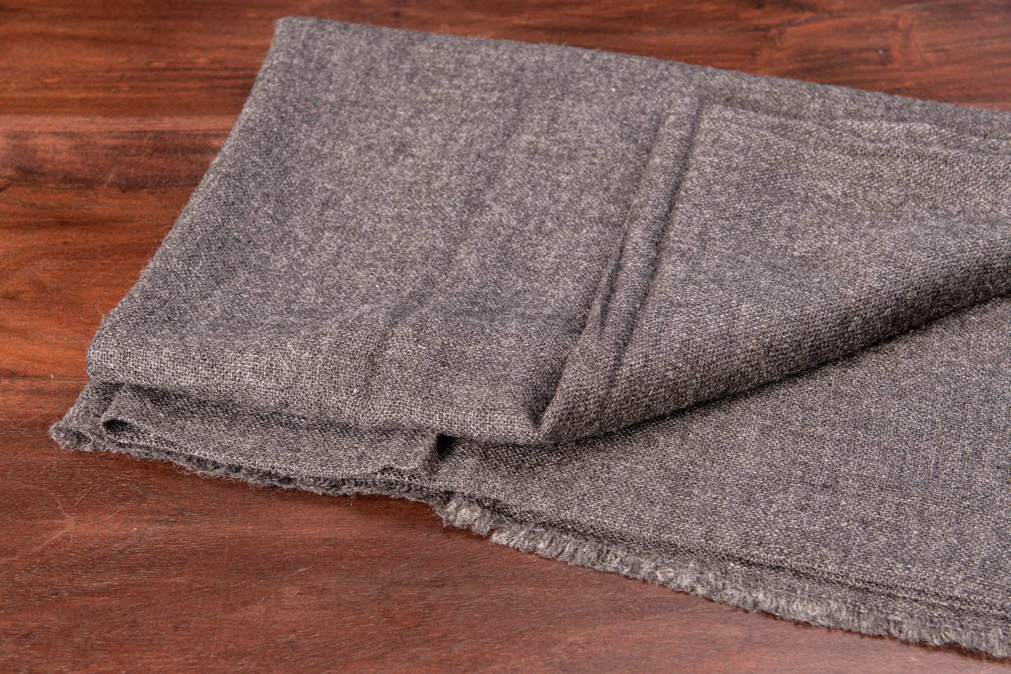 Kaschmirtuch schwarzgrau einfarbig