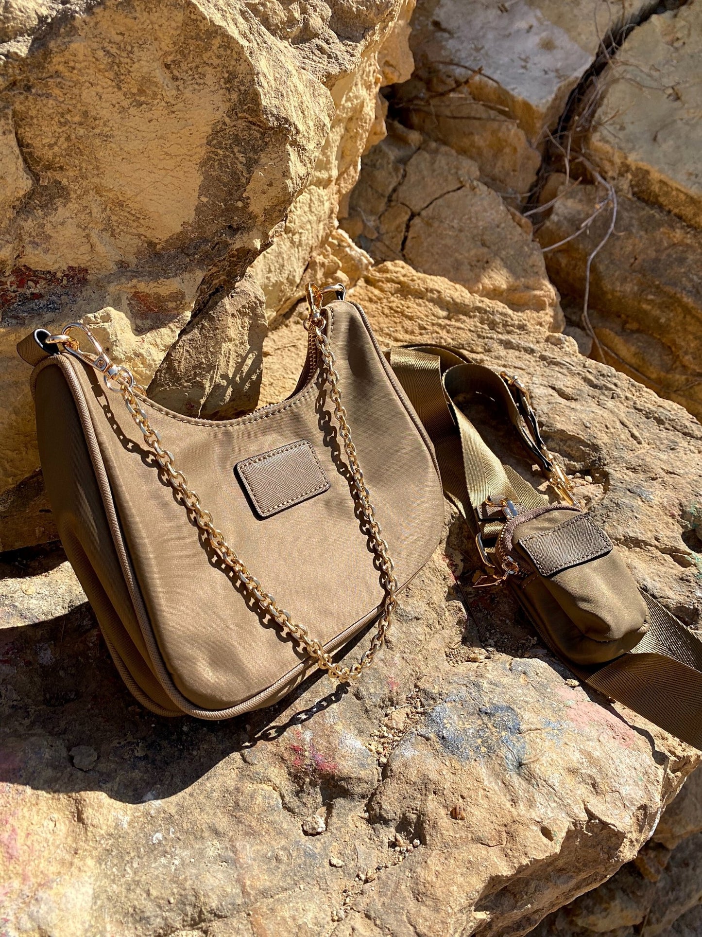 Shoulder Bag With Chain