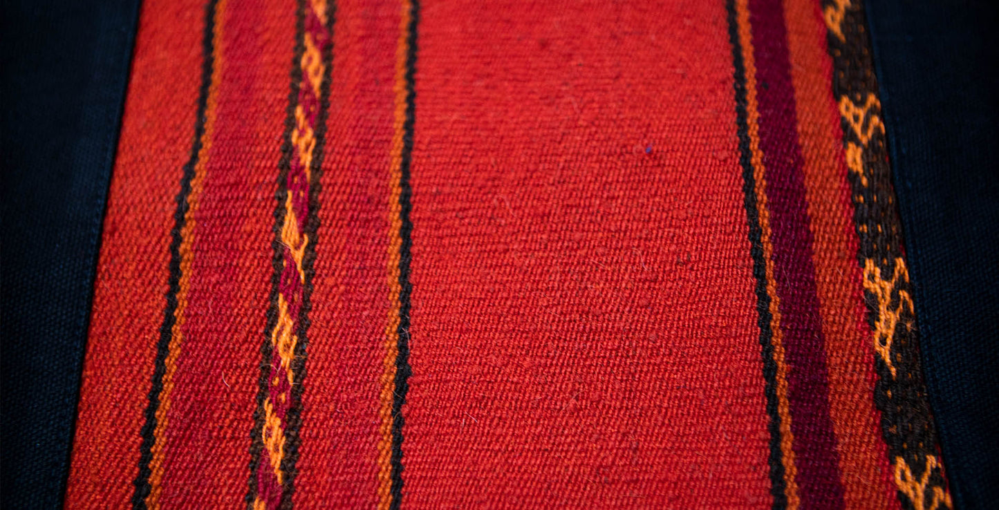 Land R, Peruvian Made, Alpaca Fibers Strap, Handwoven Tote Bags in