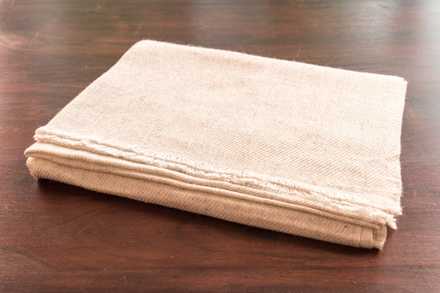 Kaschmirschal weissgrau einfarbig