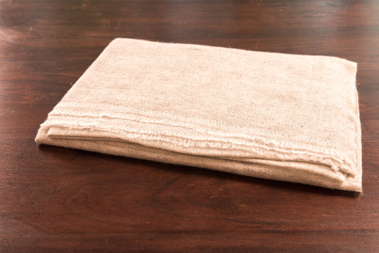 Kaschmirtuch hellgrau mit Karomuster/ kariert