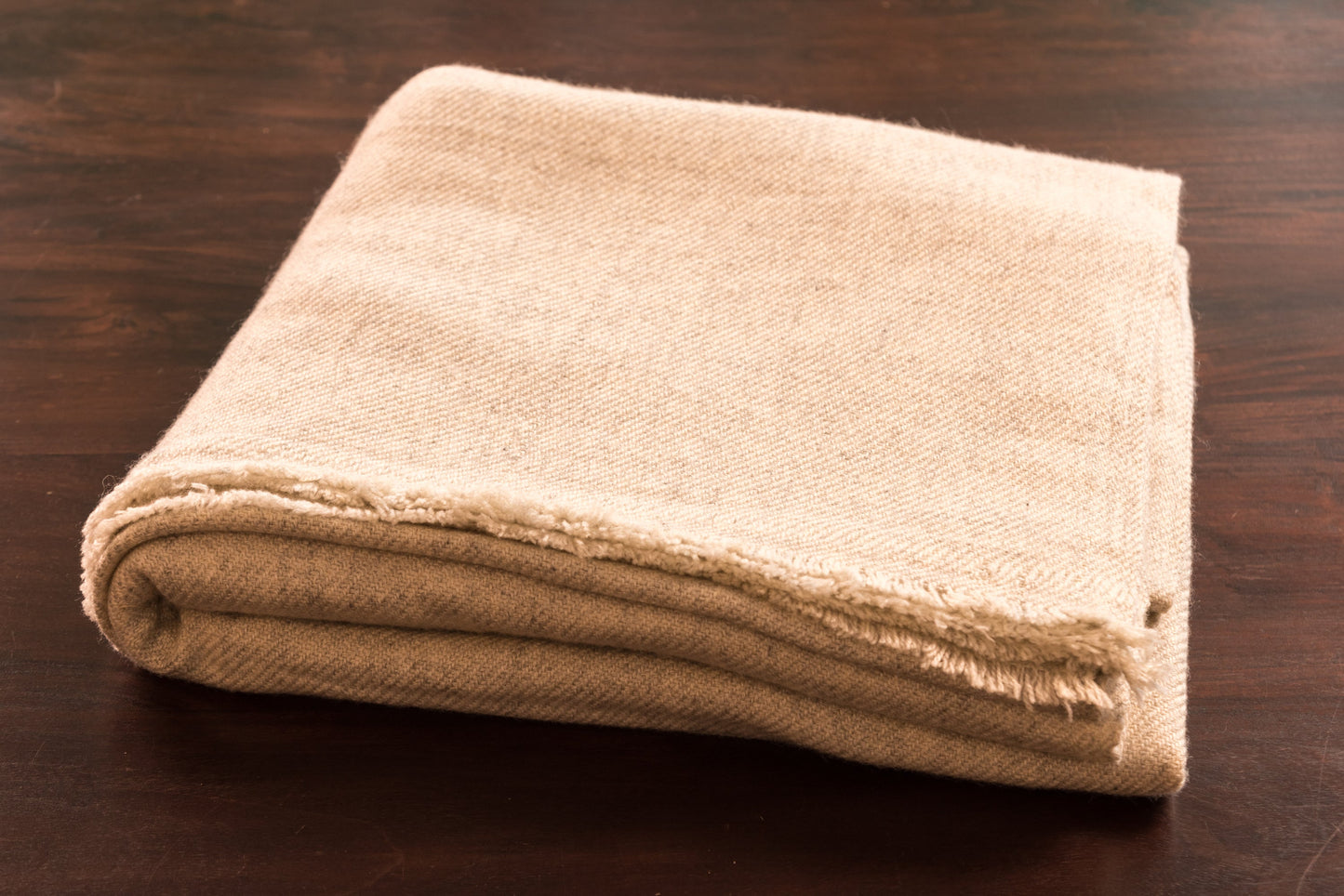 Kaschmirdecke weissgrau einfarbig