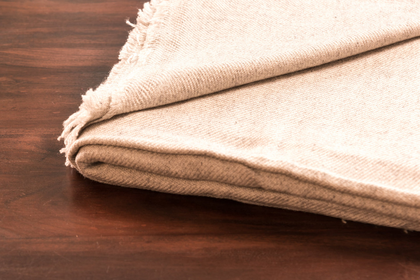 Kaschmirdecke hellgrau einfarbig