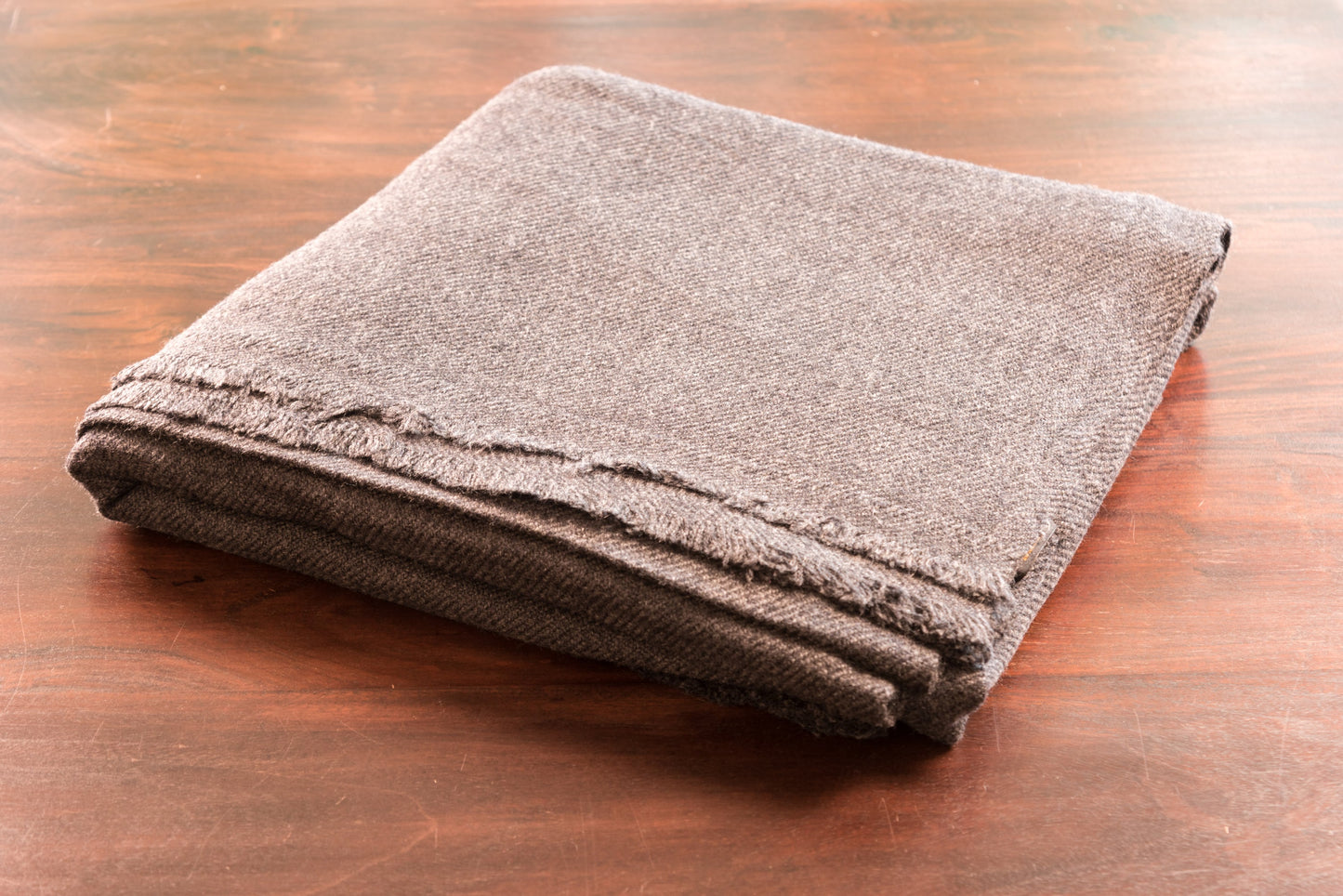 Kaschmirdecke schwarzgrau einfarbig