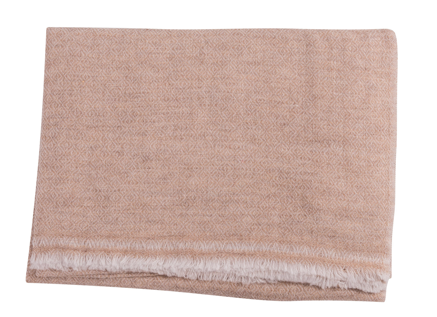 Kaschmirtuch braun mit Karomuster/ kariert